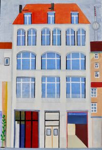 Rosenthaler Str. 2020, &Ouml;lmalerei, 105x155 cm